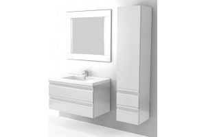 Шкаф-пенал SanVit Тема 35 R белый глянец - 3