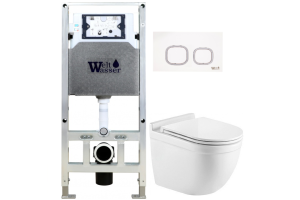 Комплект Weltwasser AMBERG 506 ST + HEIMBACH 004 GL-WT + AMBERG RD-WT (10000006882)