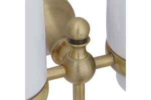 Стакан Veragio Gialetta VR.GIL-6443.BR двойной, с мыльницей, бронза - 2