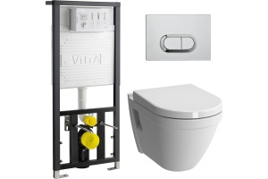 Комплект VitrA S50 9003B003-7201 кнопка хром