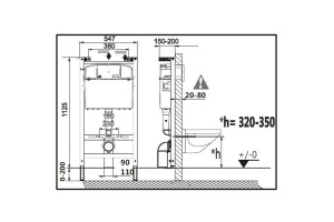 Комплект Roca Gap 893104100 подвесной унитаз + инсталляция + кнопка - 3