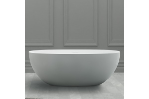 Ванна из искусственного камня Abber Stein 160х75 белый матовый