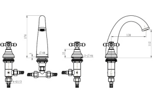 Смеситель Boheme Satin 297-ST для раковины - 2