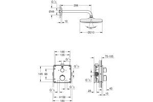 Душевой комплект Grohe Grohtherm 34728000 - 2