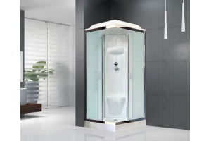 Душевая кабина Royal Bath 80х80 хром стекло матовое - 2