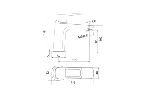 Смеситель для умывальника - 3