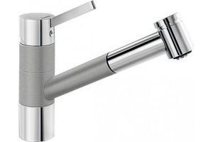 Смеситель для кухонной мойки Blanco Tivo серый, хром (517611)