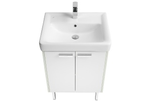 Тумба под раковину Aquaton Йорк 60 белый-светлое дерево