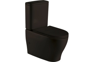 Унитаз-компакт Weltwasser WW ANGERBACH 001 MT-BL безободковый с микролифтом матовый черный (10000006016)