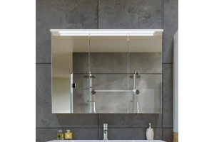 Зеркало-шкаф Бриклаер Кристалл 95 белое (4627125416002)