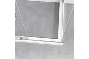 Душевой уголок Vincea Slim-N 110х90 профиль хром стекло прозрачное - 3