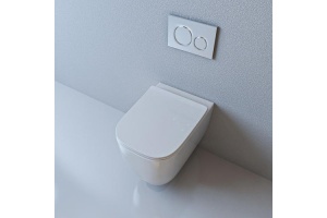 Унитаз подвесной Esbano Garant с сиденьем микролифт, белый (ESUPGARAW) - 2