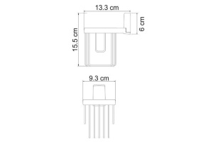 Держатель освежителя воздуха Wasserkraft Exter (5245) - 3