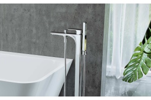 Смеситель для ванны напольный Excellent Keria хром - 2