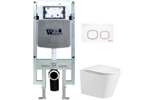 Комплект Weltwasser AMBERG 497 ST + SALZBACH 004 GL-WT + AMBERG RD-WT (10000006754)