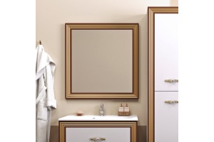 Зеркало Opadiris Карат 80 золотая патина