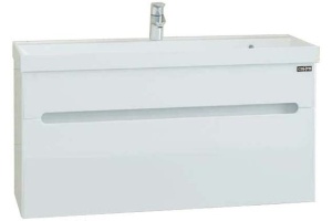 Тумба под раковину подвесная Санта Лондон 100 белый