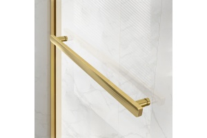 Душевой уголок Vincea Slim Soft 120х90 профиль золото стекло прозрачное - 3