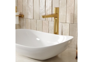 Смеситель для раковины WasserKRAFT Schunter золото матовый - 2