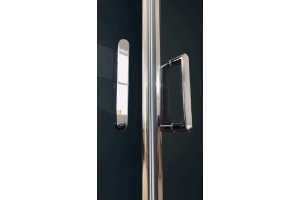 Душевой уголок Royal Bath HP 80х80 с поддоном профиль хром стекло прозрачное - 3