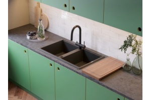 Мойка кухонная Omoikiri Tedori Tetogranit/черный (4993924) - 2