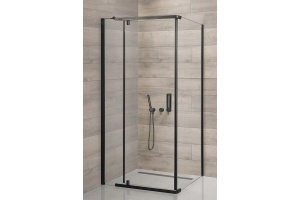 Душевой уголок Royal Bath HPVD 90х100 профиль черный стекло прозрачное