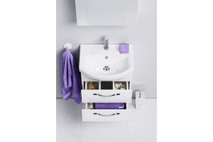 Тумба с раковиной Aqwella Аллегро 50 2 ящика - 3