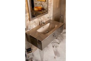 Тумба под раковину Armadi Art Lucido 80 бежевый - 2