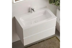 Тумба под раковину Sancos Snob R 80 белая - 2