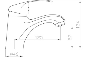 Смеситель Agger Glad A1502100 для раковины - 3