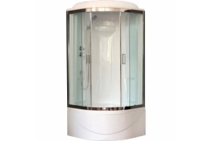 Душевая кабина Royal Bath 90х90 хром стекло прозрачное