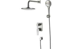 Душевой комплект Lemark Bronx LM3729GM , графит