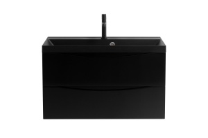 Тумба с раковиной BelBagno Marino 80 черный - 2