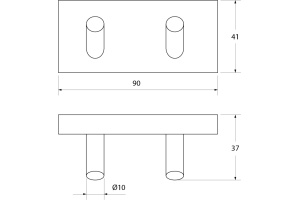 Крючок Iddis Edifice двойной - 2