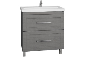 Тумба под раковину напольная Санта Венера 80 серый