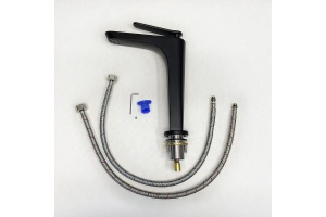 Смеситель для раковины Comforty черный матовый - 3