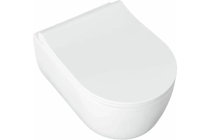 Унитаз подвесной Allen Brau Priority безободковый с сиденьем микролифт белый - 2