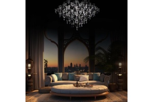 Подвесная люстра Loft it Mira 10259/1200 Silver Asfour - 3