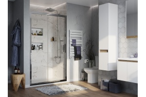 Душевая дверь в нишу STWORKI Стокгольм DE019D2160200 160 см профиль хром глянец - 3