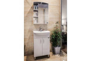 Тумба с раковиной Санта Сити 50 белый - 2