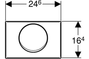 Кнопка смыва Geberit Mambo 115.751.00.1 - 2