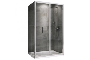 Душевой уголок Abber Sonnenstrand 90x80 профиль хром (AG07090-S80)