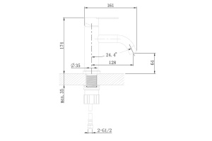 Orange Steel M99-021ni смеситель для раковины, никель - 2