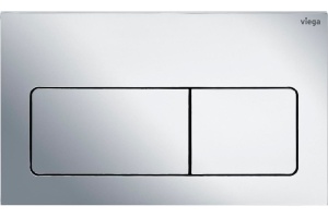 773717 Prevista Панель смыва для унитазов Visign for Life 5, пластик, хром, модель 8601.1 - 2