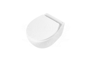 ELEGANT AM9316CHR Чаша унитаза подвесного, безободкового ART&MAX - 2