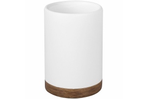 Стакан для зубных щеток WasserKRAFT Mindel белый матовый