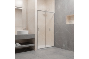 Душевая дверь 100*195 RGW PA-14 Хром/Прозрачное/6 мм (98-102)