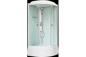 Душевая кабина Royal Bath CK 90x90 стекло прозрачное профиль белый