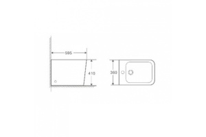 Биде напольное Weltwasser WW SK Gelbach 003 MT-BL матовый черный (10000003746) - 2