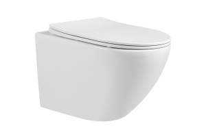 Унитаз подвесной Abber Bequem AC1100, белый